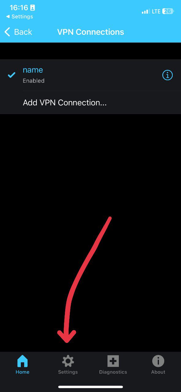 آموزش any connect آیفون