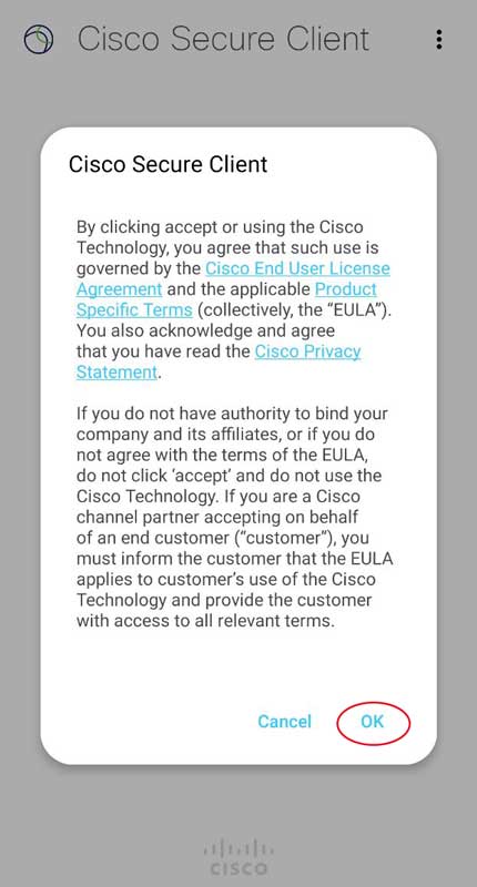 آموزش cisco anyconnect اندروید