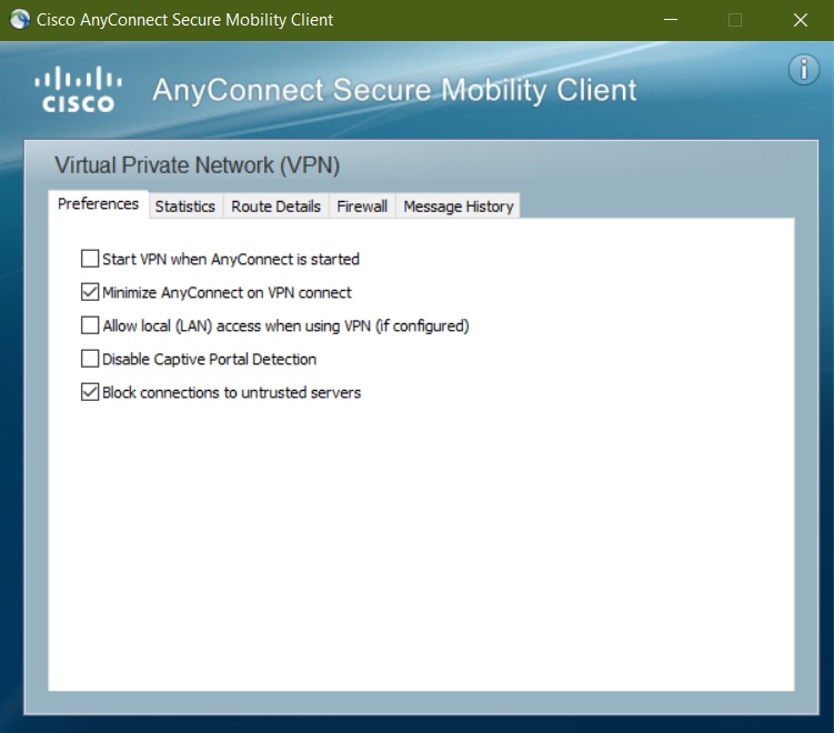 cisco anyconnect ویندوز 4
