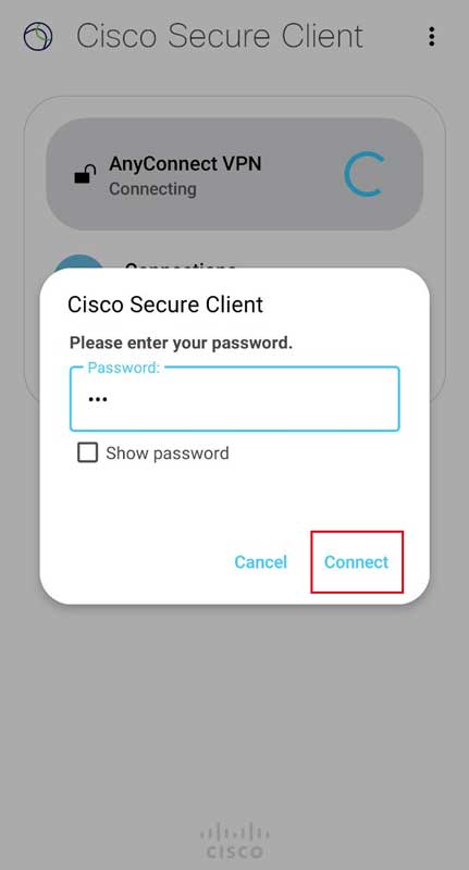 آموزش cisco anyconnect اندروید 7